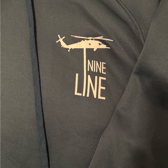 Men's Blue Hoodie From Nine Line - Picture 2 of 8